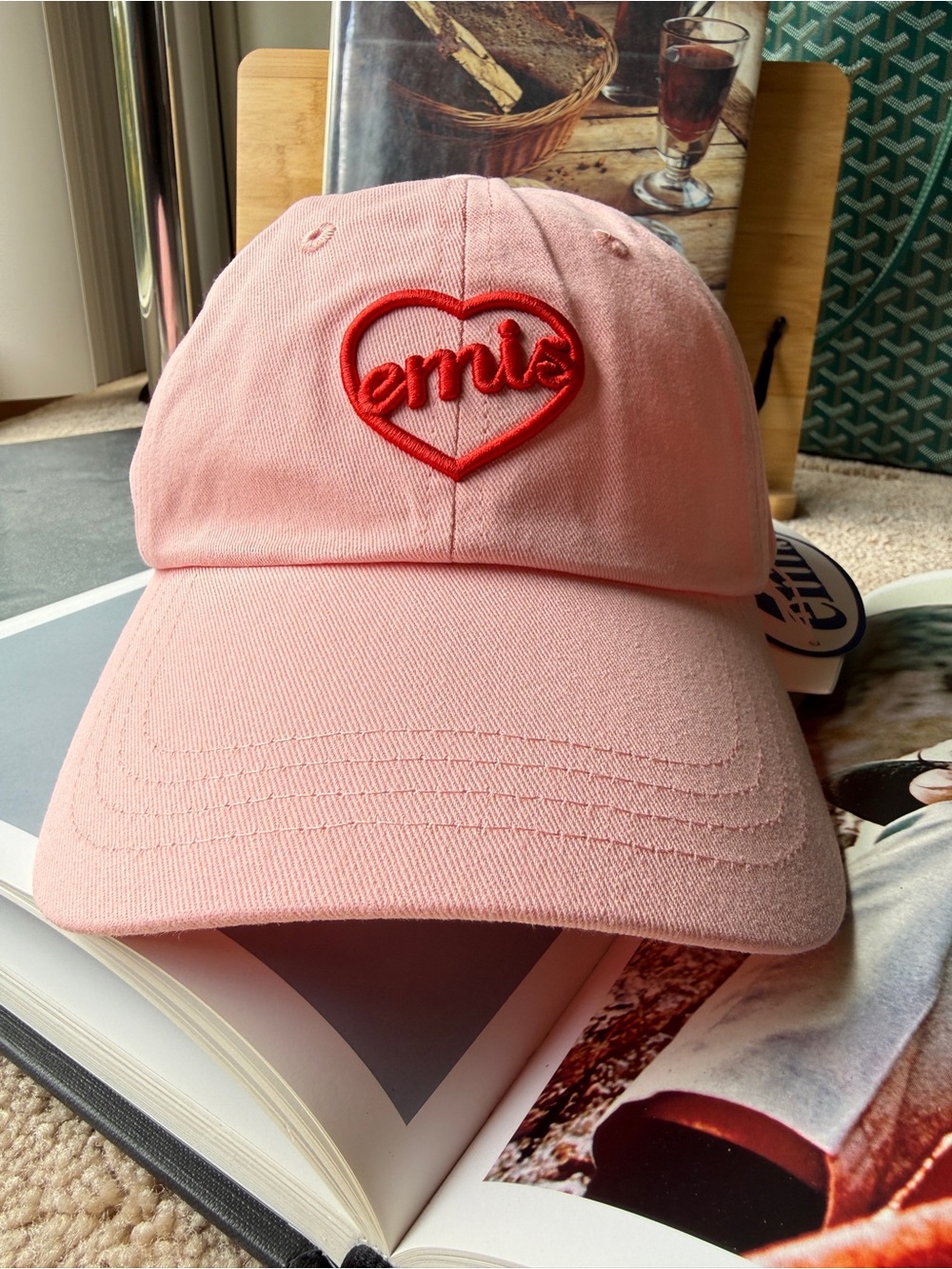 Emis pink heart dad hat #emo #kawaii #pastel